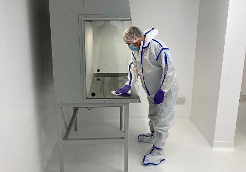 Inside the cleanroom